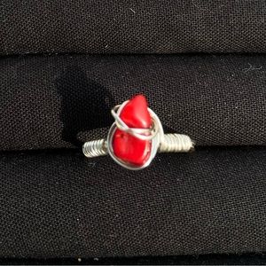 Crystal ring.